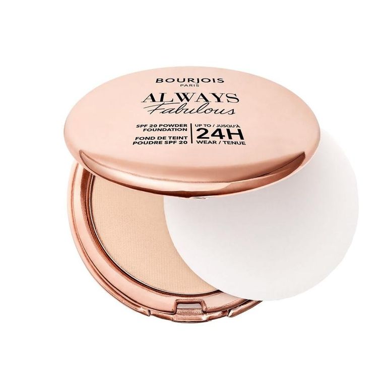 Bourjois, Always Fabulous, matujący podkład w kompakcie, SPF20, 125 Ivory, 7g