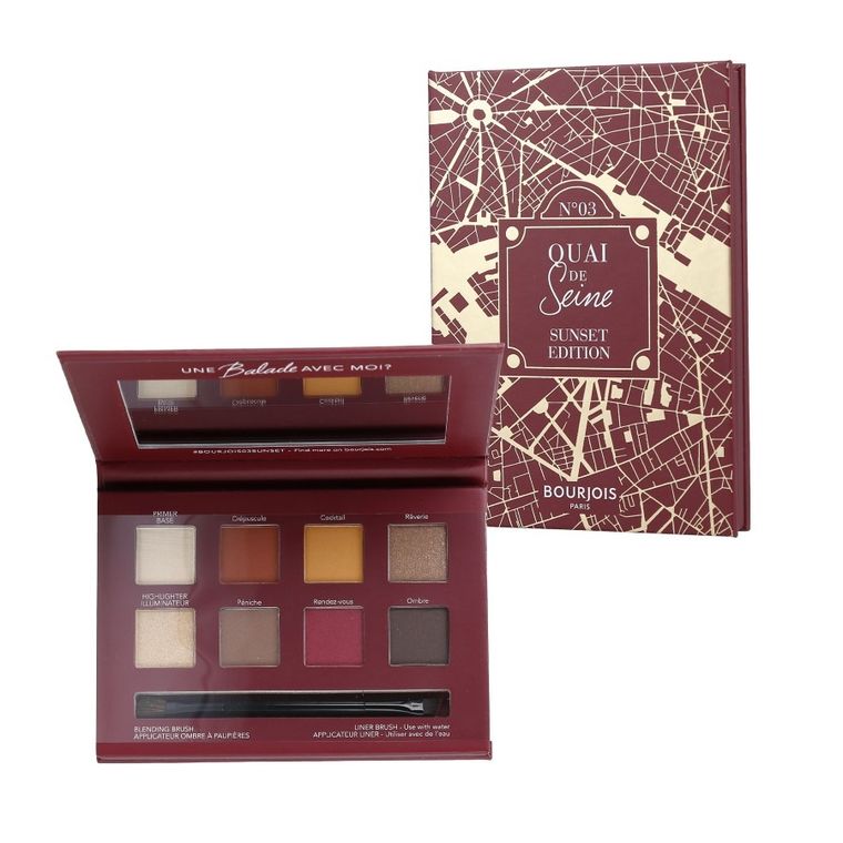 Bourjois, Beau Regard, 03 Sunset, paleta do makijażu oczu, 7,68g