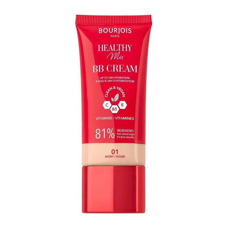 Bourjois, Healthy Mix, krem BB z kompleksem witamin, 001 ivory, 30 ml