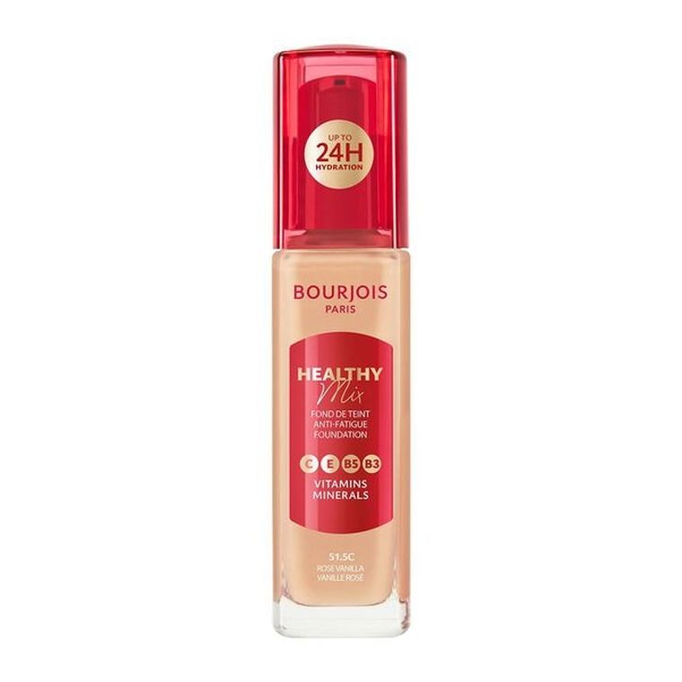 Bourjois, Healthy Mix, podkład do twarzy z kompleksem witamin i minerałów, 51.5C Rose Vanilla, 30 ml