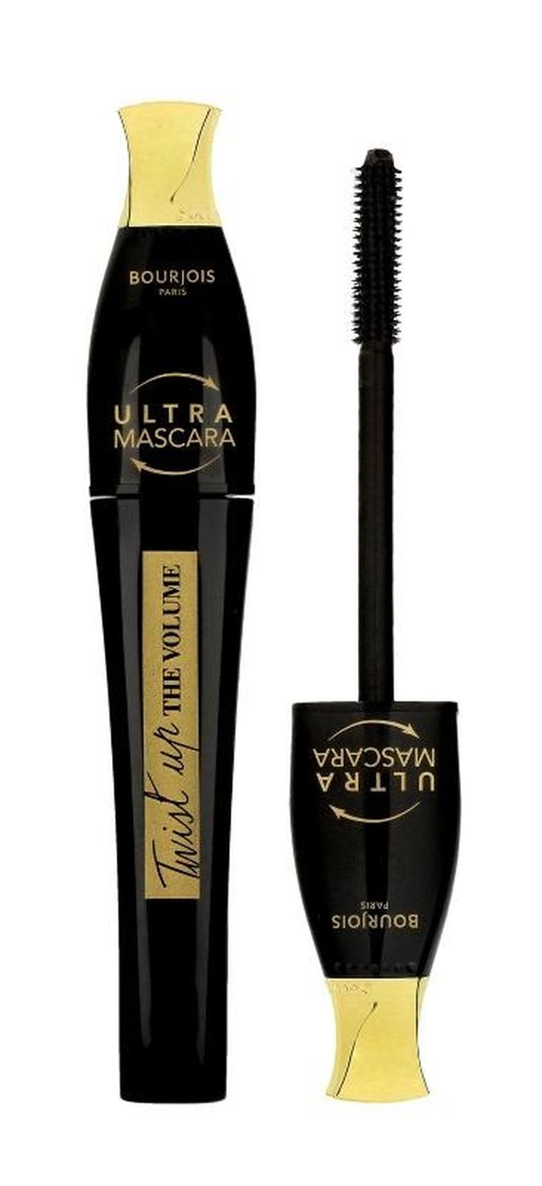 Bourjois, Twist Up The Volume Mascara, tusz do rzęs, 2w1, nr 002 ultra brown, 8 ml