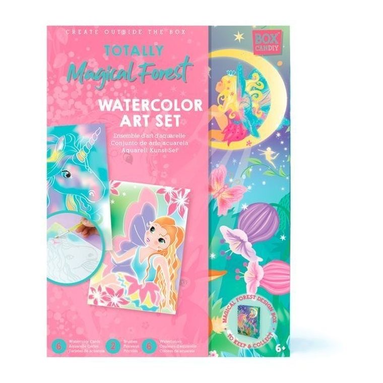 Box Candiy, Akwarele jednorożec i wróżka, zestaw artystyczny