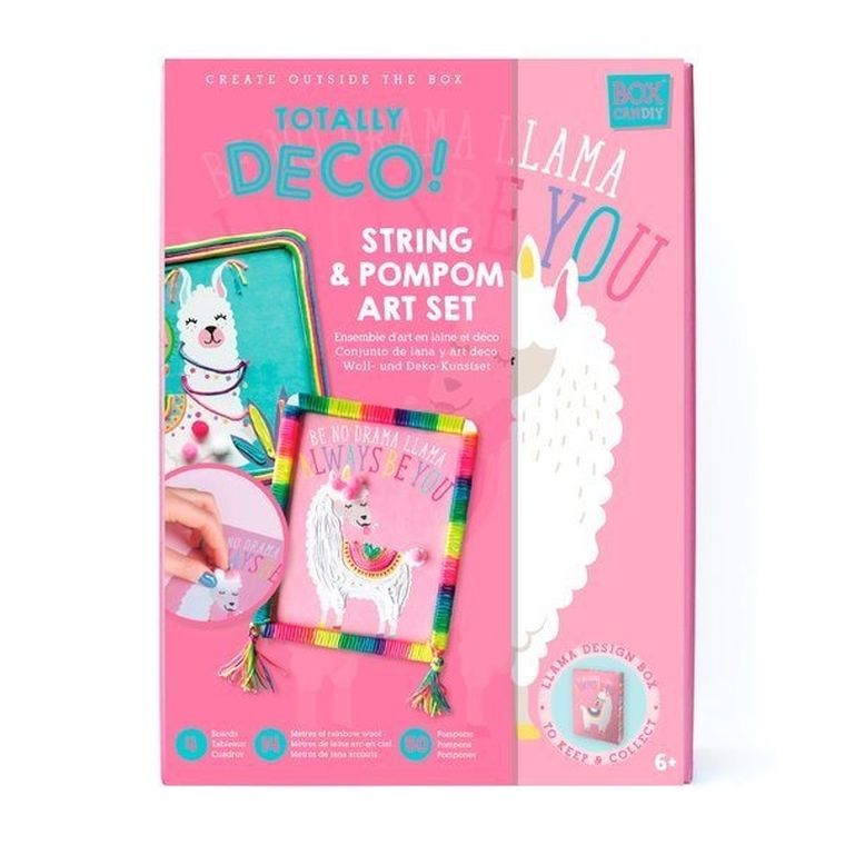 Box Candiy, Lama i pompony, zestaw artystyczny