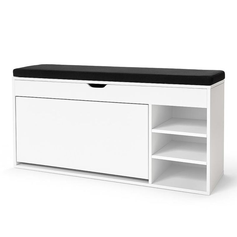 Boximo, Gradia, szafka na buty z siedziskiem i wysuwanymi półkami, 100-34-50 cm