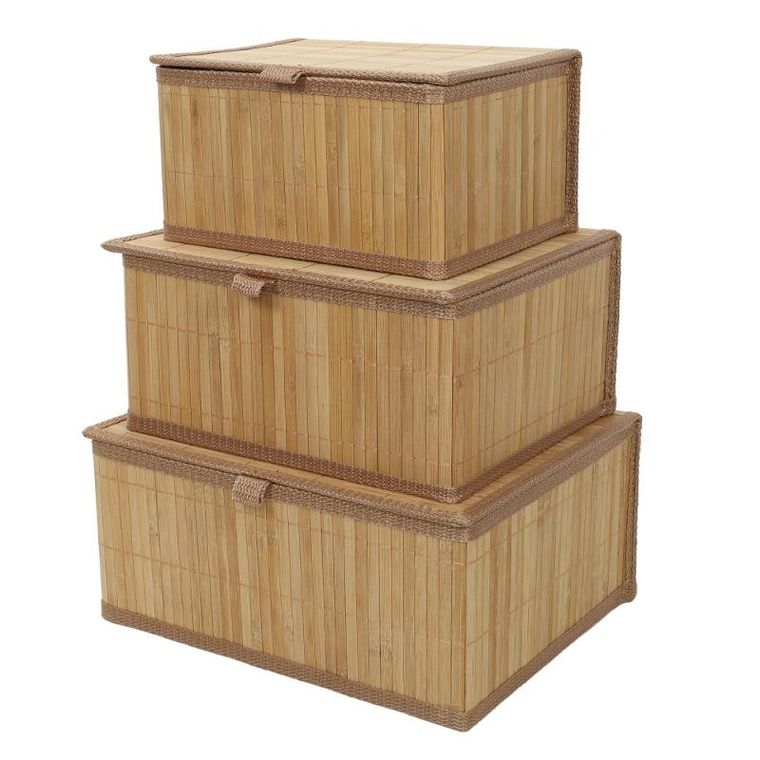 Boximo, Tilva, zestaw zamykanych koszyków w trzech rozmiarach