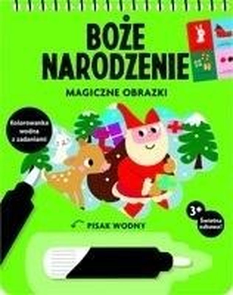 Boże Narodzenie. Magiczne obrazki + pisak wodny