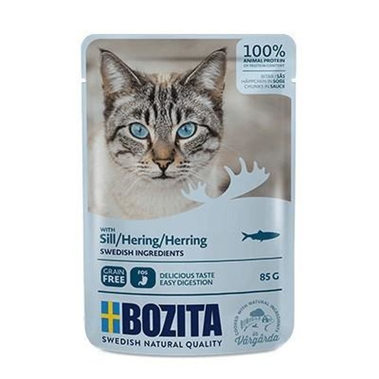 Bozita, Pouch, HiS Herring, karma mokra dla kota, 85 g