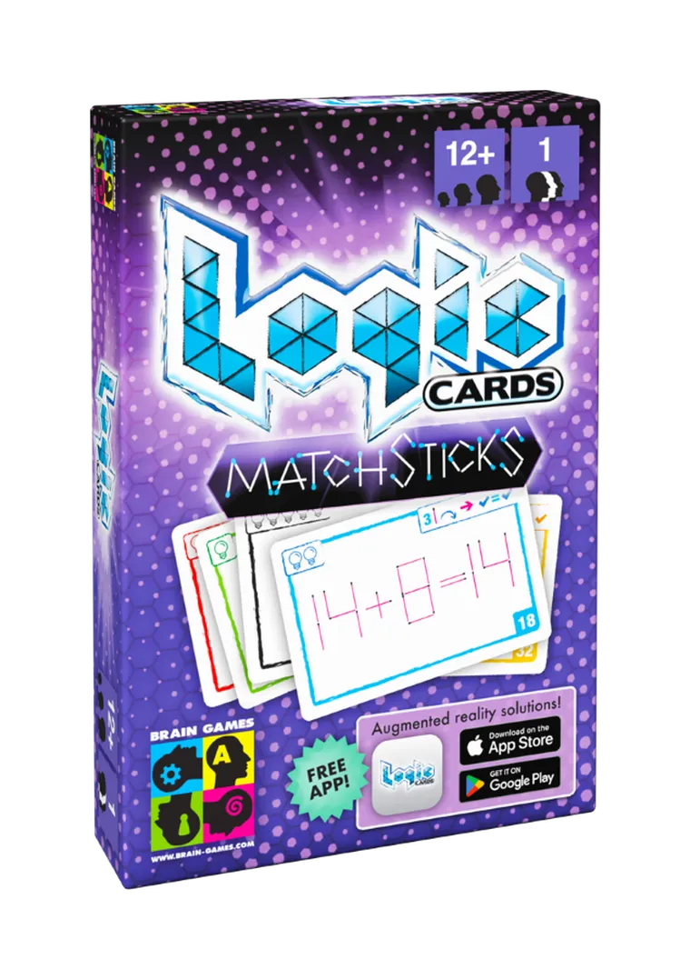 Brain Games, Logic Cards, Matchsticks, gra karciana
