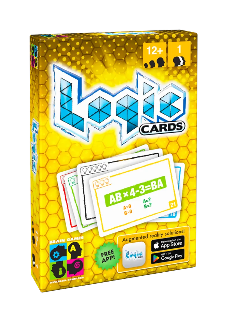 Brain Games, Logic Cards, Yellow, gra karciana