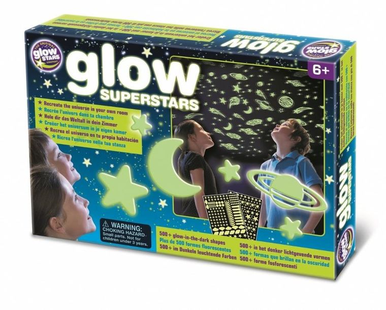 Brainstorm, gwiazdozbiór, świecące naklejki ścienne