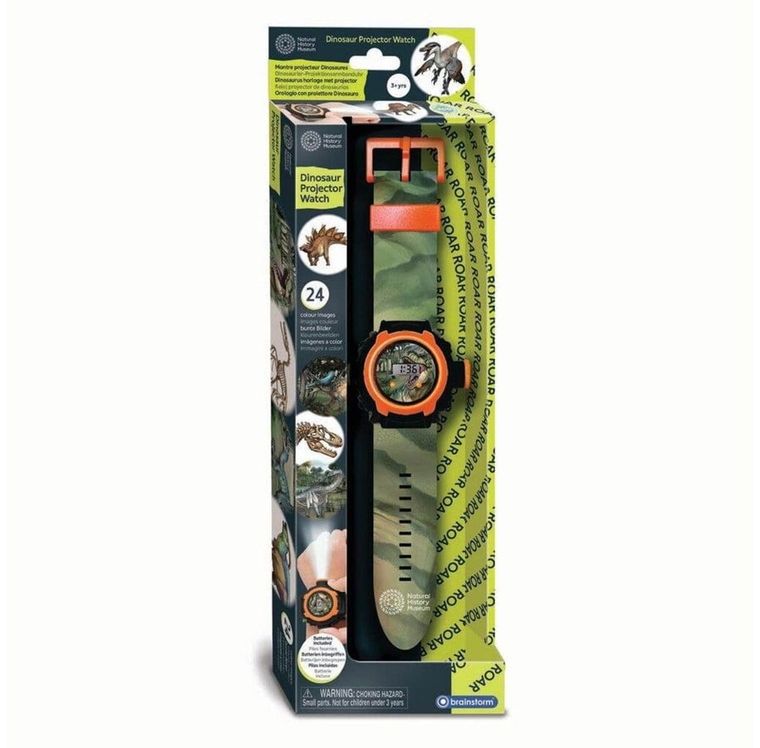 Brainstorm, zegarek z projektorem, Dinozaury