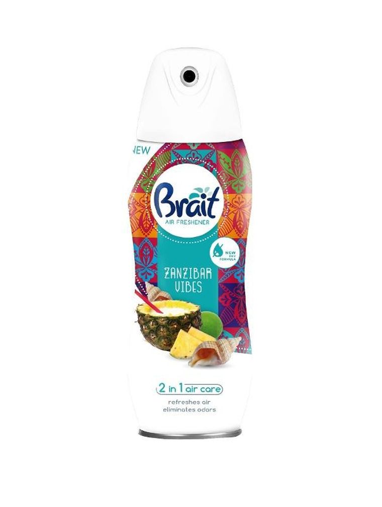 Brait, 2in1 air care, suchy odświeżacz powietrza, Zanzibar vibes, 300 ml