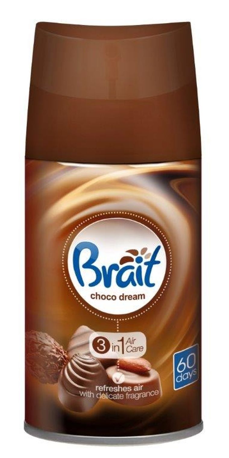 Brait, Air Care 3in1, odświeżacz automatyczny, zapas, Choco Dream, 250 ml