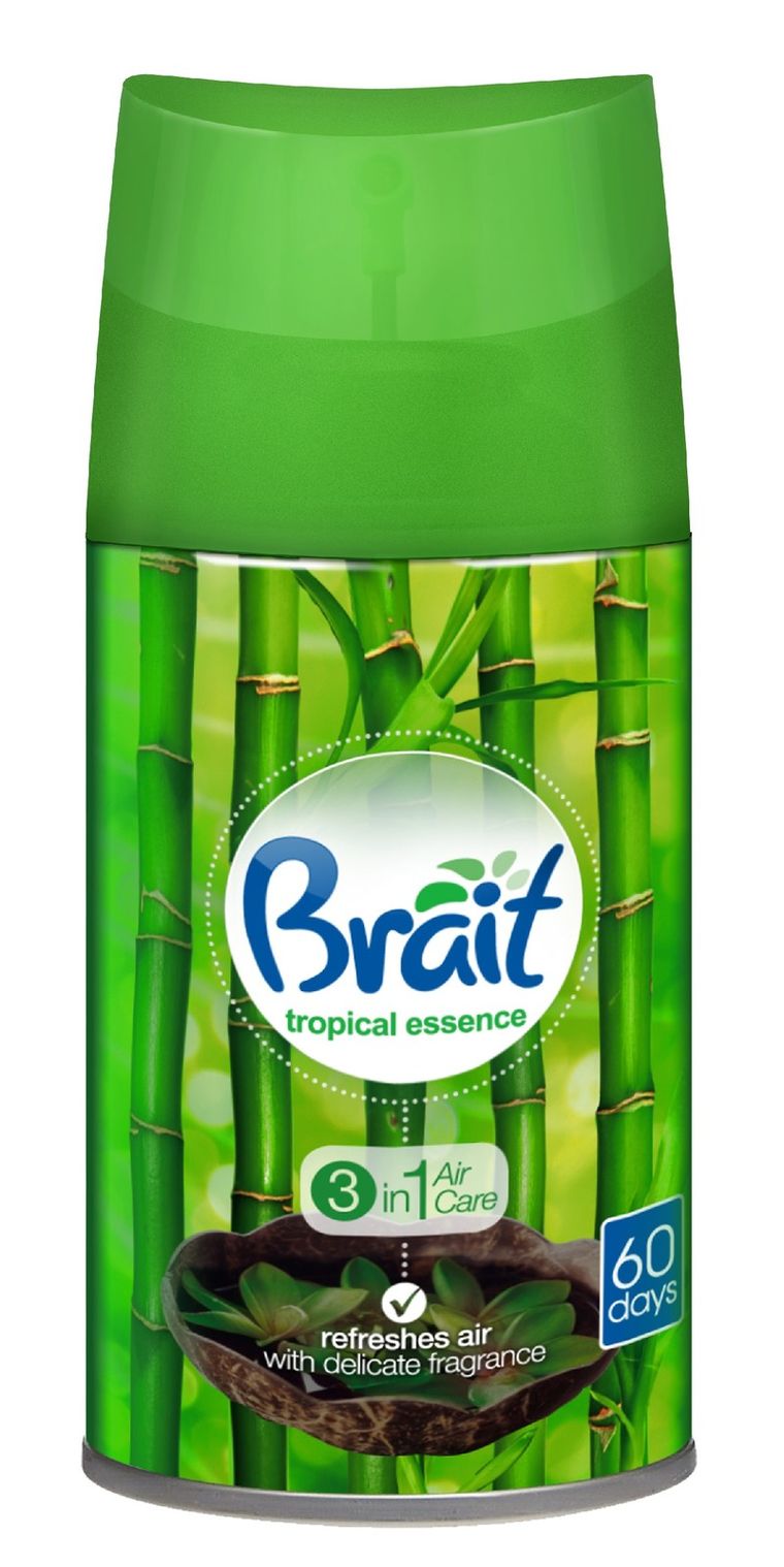 Brait, Air Care 3in1, odświeżacz automatyczny, zapas Tropical Essence, 250 ml