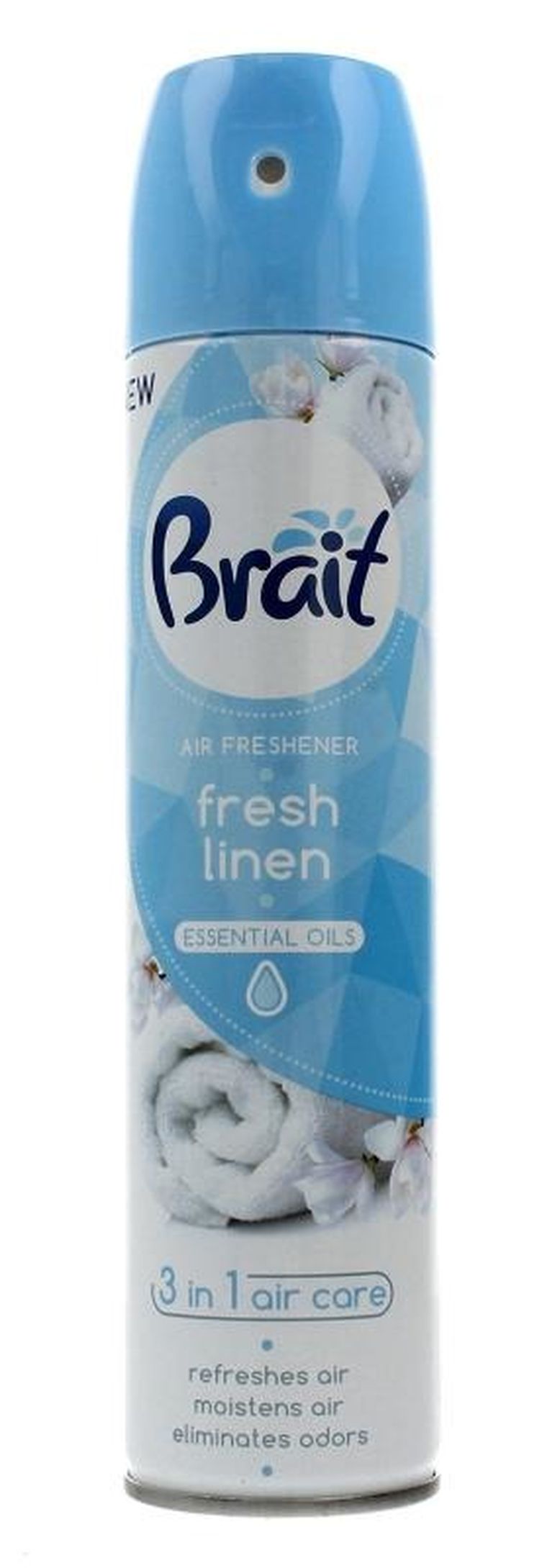 Brait, Air Care 3in1, odświeżacz powietrza klasyczny, fresh linen, 300 ml