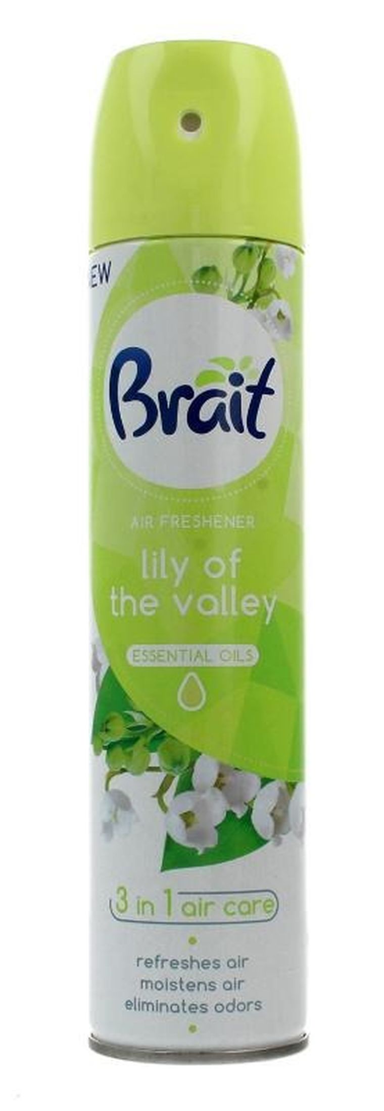 Brait, Air Care 3w1, odświeżacz powietrza klasyczny, lily of the valley, 300 ml