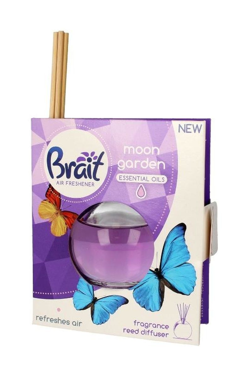 Brait, Air Freshener, patyczki odświeżające + płyn, moon garden