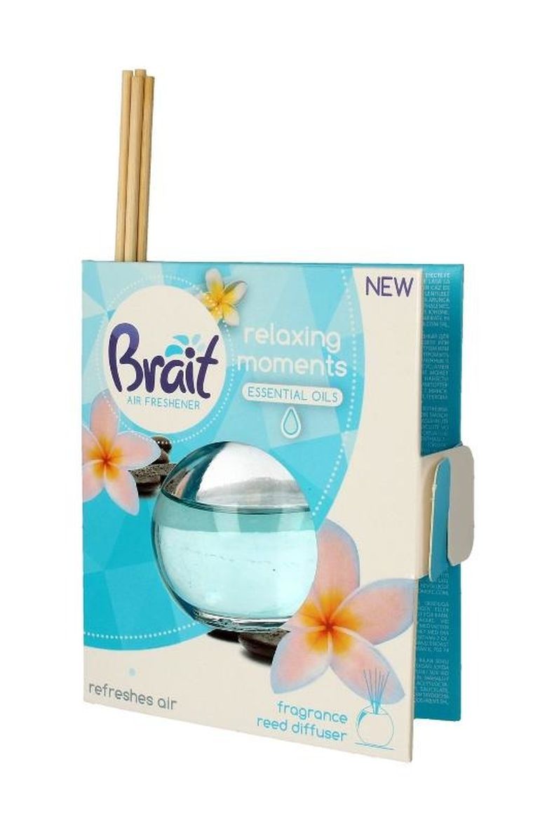 Brait, Air Freshener, patyczki odświeżające + płyn, relaxing moments