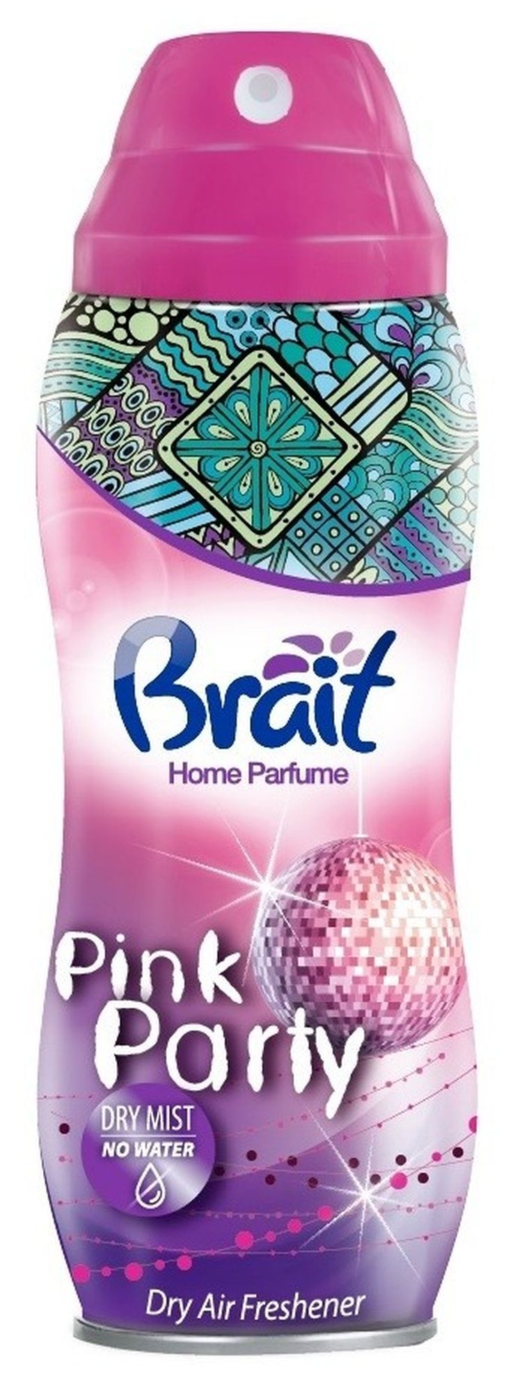 Brait, Dry Air Freshener, suchy odświeżacz powietrza, Pink Party, 300 ml