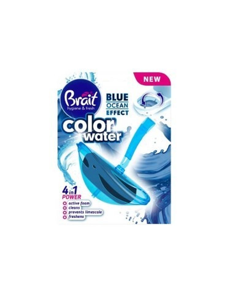 Brait, Hygiene & Fresh, kostka toaletowa 1-fazowa, color blue, 40 g