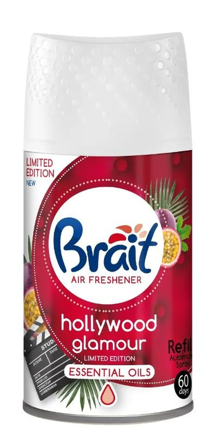 Brait, odświeżacz powietrza, zapas automat, hollywood glamour, 250 ml