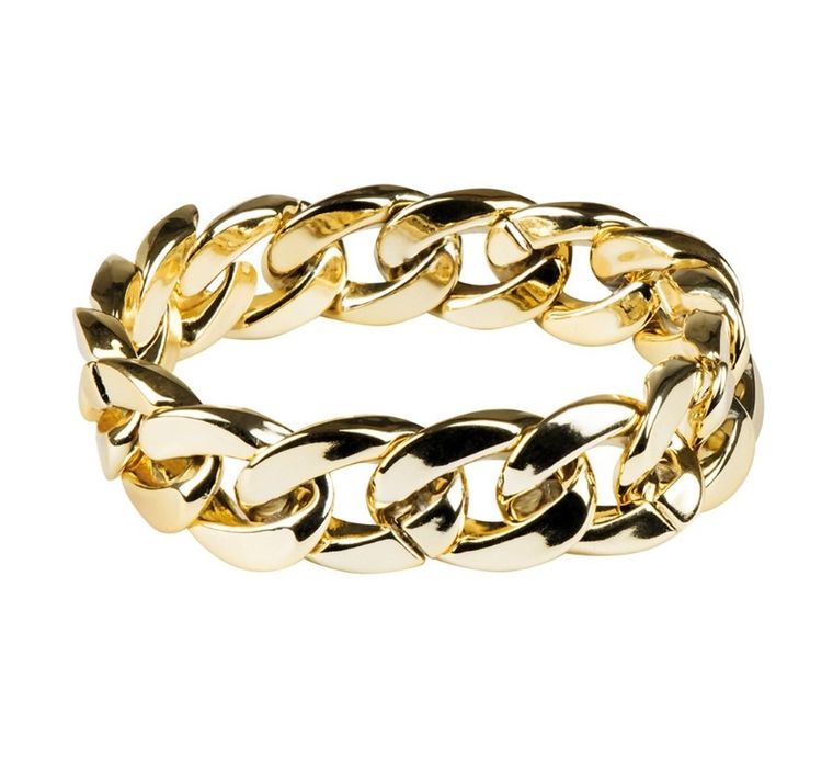 Bransoletka męska, złota