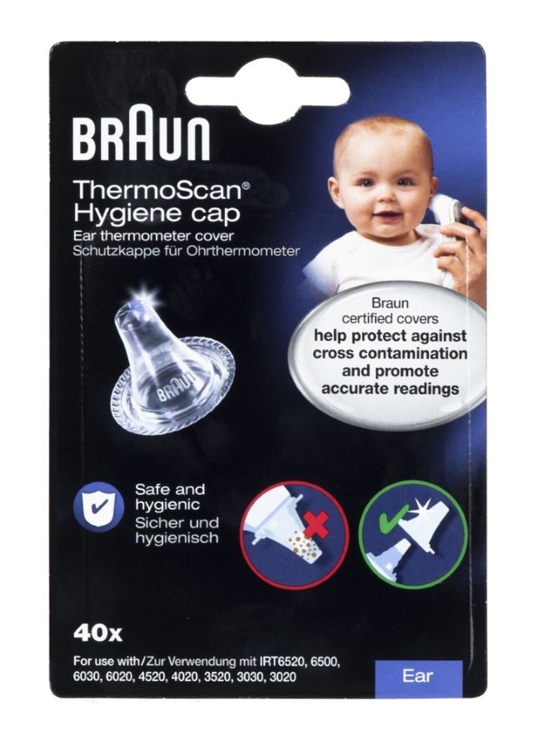 Braun, kapturki do termometru, LF 40