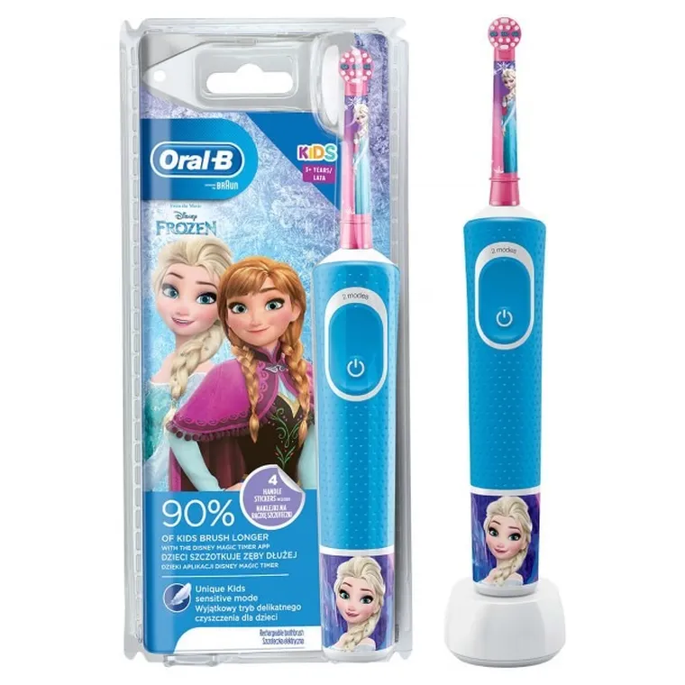 Braun, Oral-B, Kids, Kraina Lodu, szczoteczka akumulatorowa dla dzieci, D100