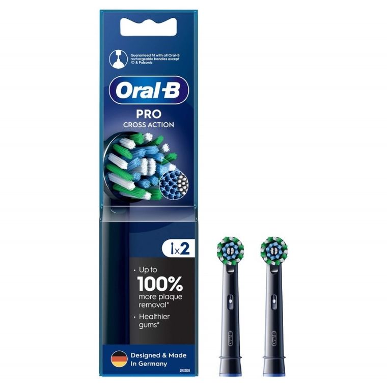Braun, Oral-B, końcówki do szczoteczki elektrycznej CrossAction, 2 szt.
