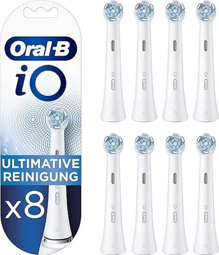 Braun, Oral-B, końcówki do szczoteczki elektrycznej iO Ultimate Clean, White, 8 szt.