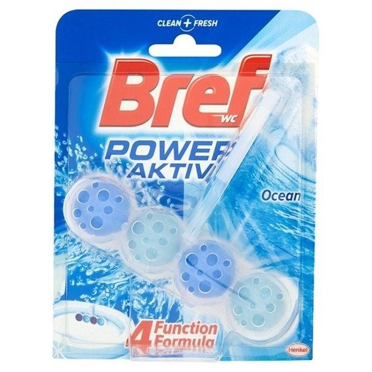 Bref, Power Aktiv, zawieszka do wc, ocean, 50g