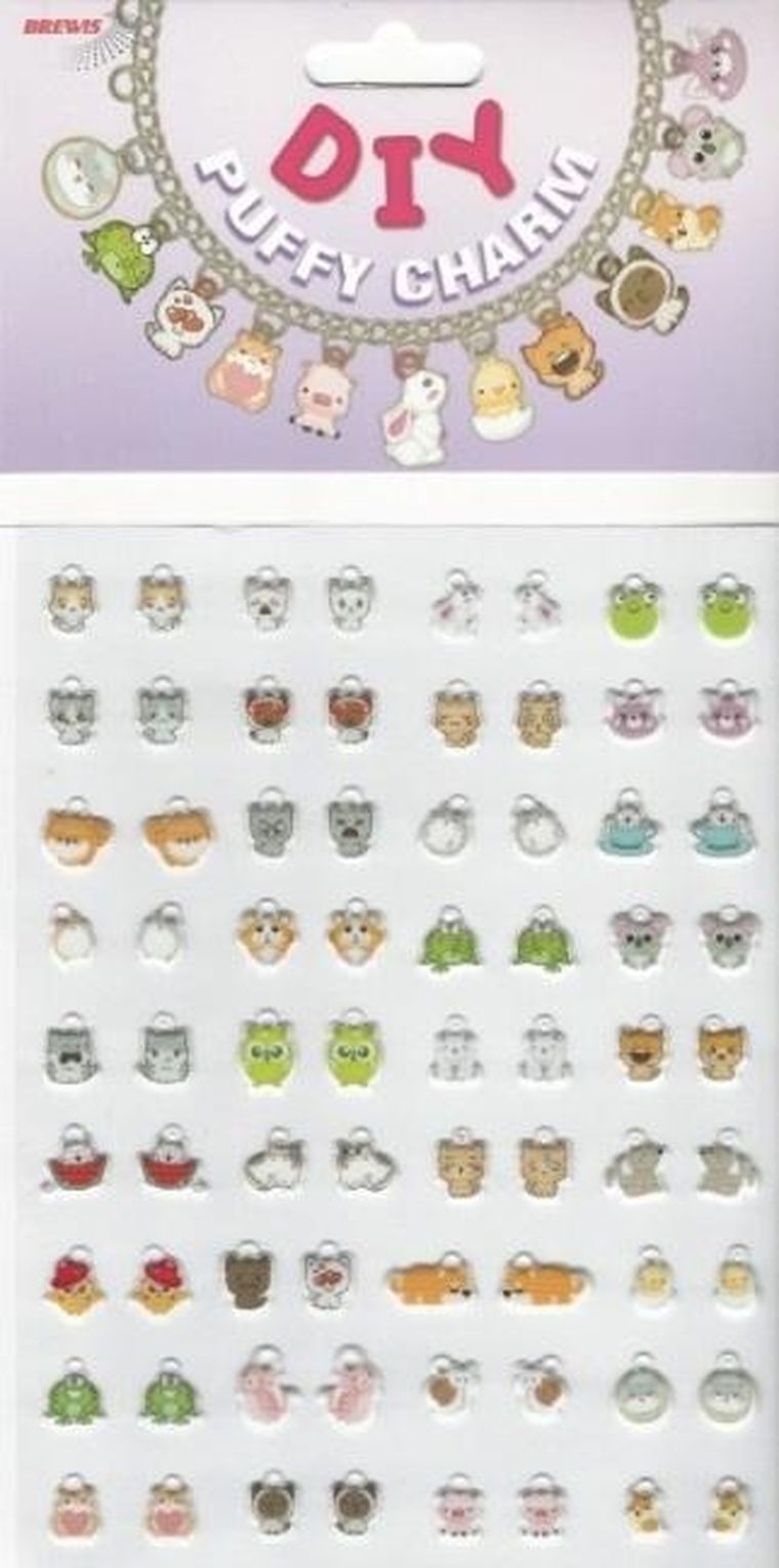 Brewis, bransoletka z wypukłych naklejek, DIY