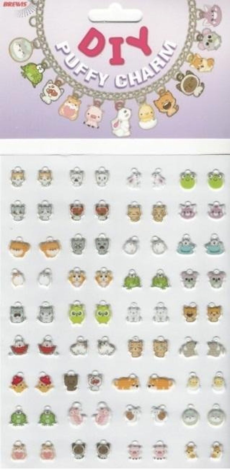 Brewis, bransoletka z wypukłych naklejek, DIY