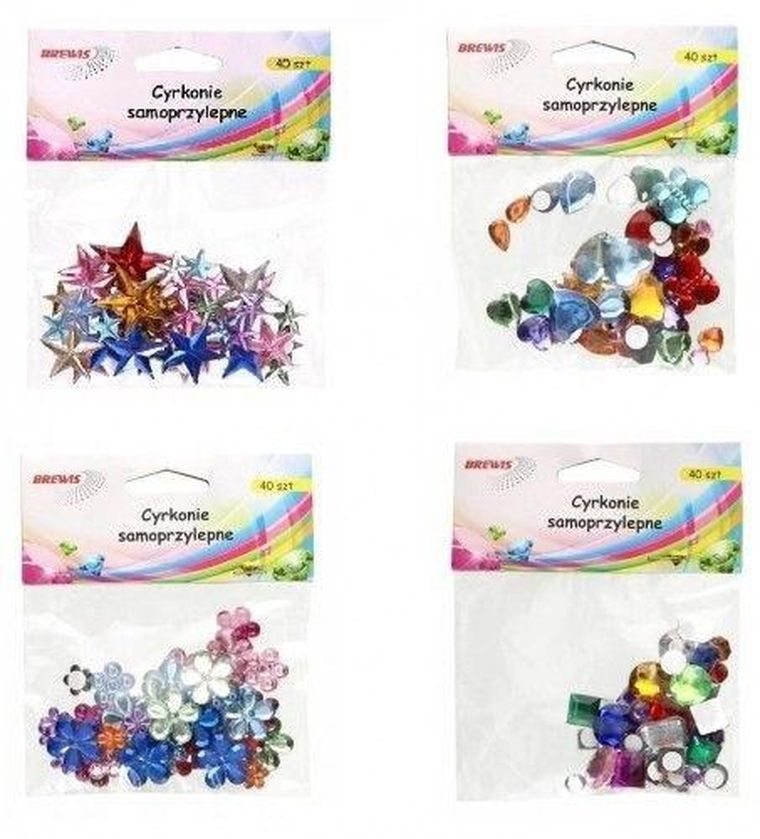 Brewis, cyrkonie samoprzylepne