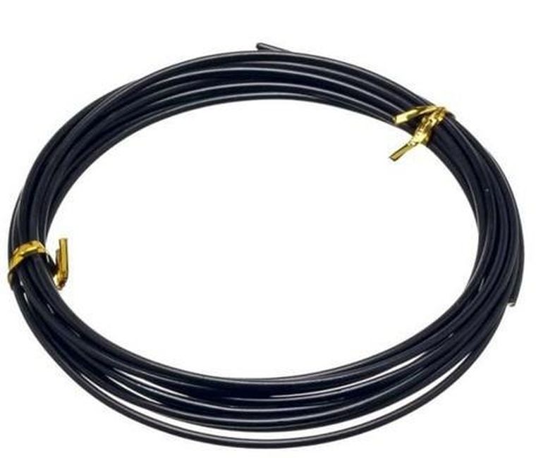 Brewis, druciki florystyczne, czarne, 3 mx2 mm