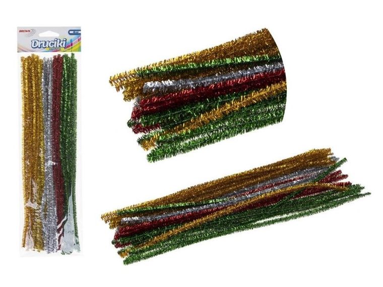 Brewis, druciki kreatywne, metaliczne mix