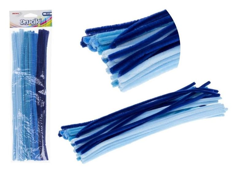 Brewis, druciki kreatywne, odcienie niebieskiego