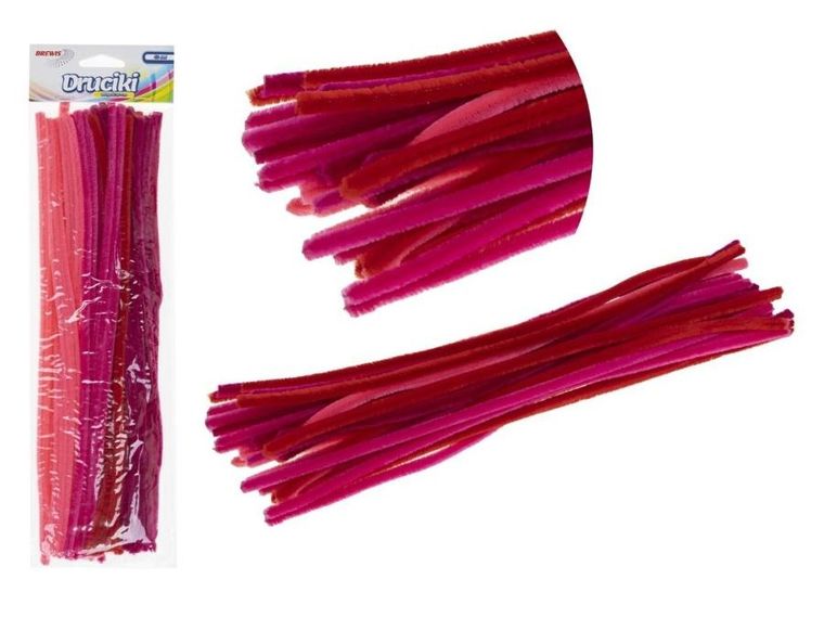 Brewis, druciki kreatywne, odcienie różowego