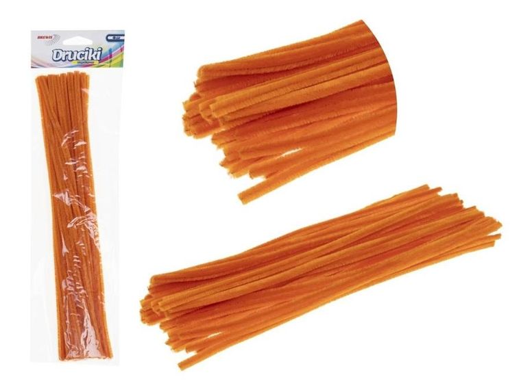 Brewis, druciki kreatywne, pomarańczowy