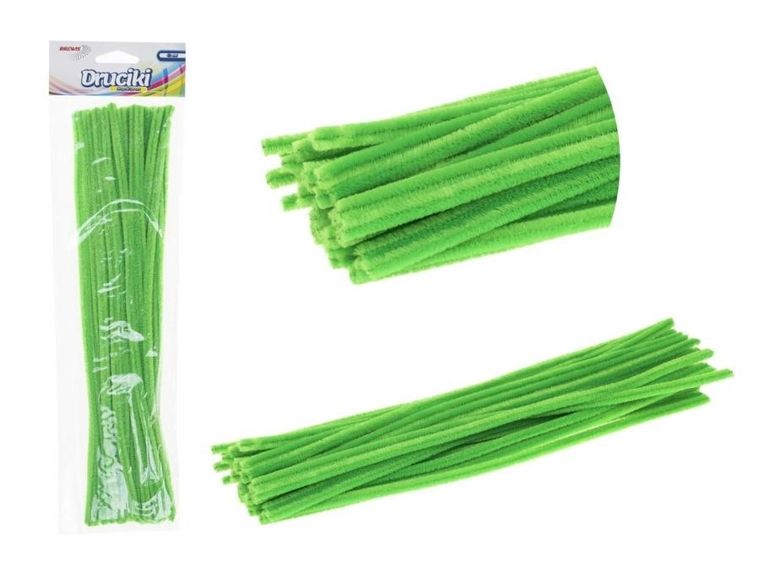 Brewis, druciki kreatywne, zielony trawiasty