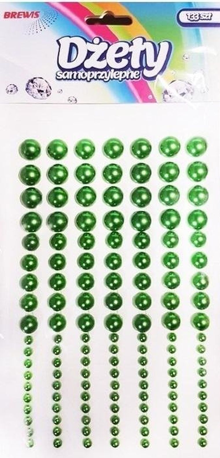 Brewis, dżety samoprzylepne, 133 szt.