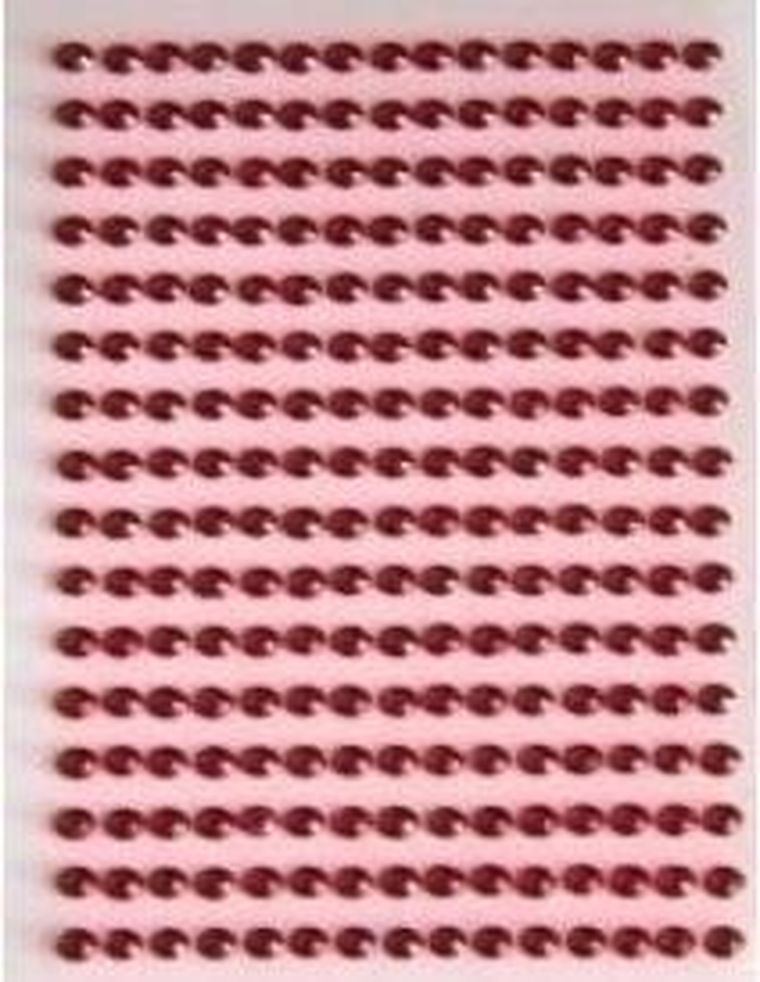 Brewis, dżety samoprzylepne, czerwone, 6 mm, 140 szt.