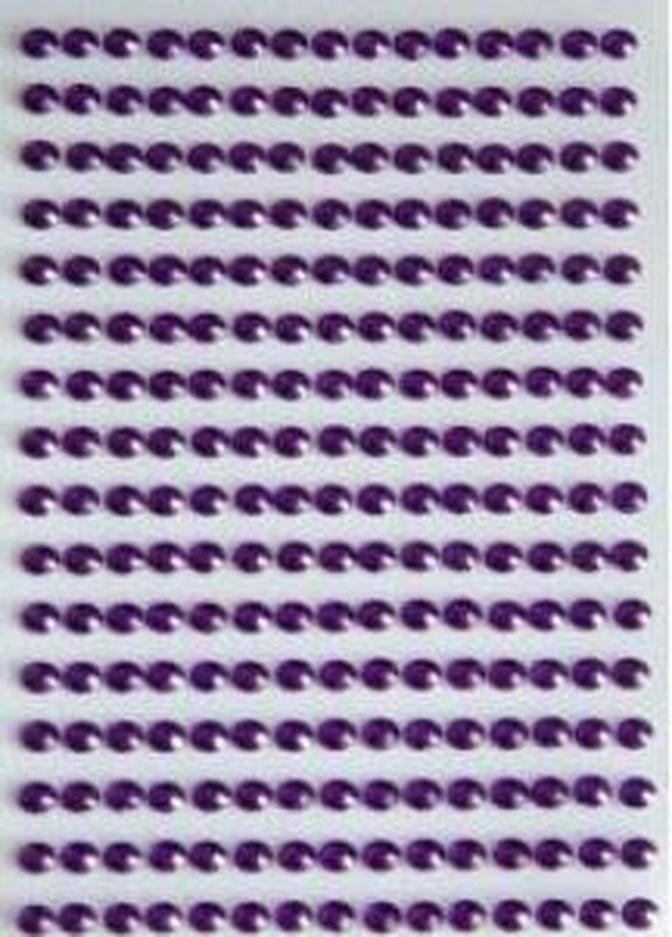 Brewis, dżety samoprzylepne, fioletowe, 6 mm, 140 szt.