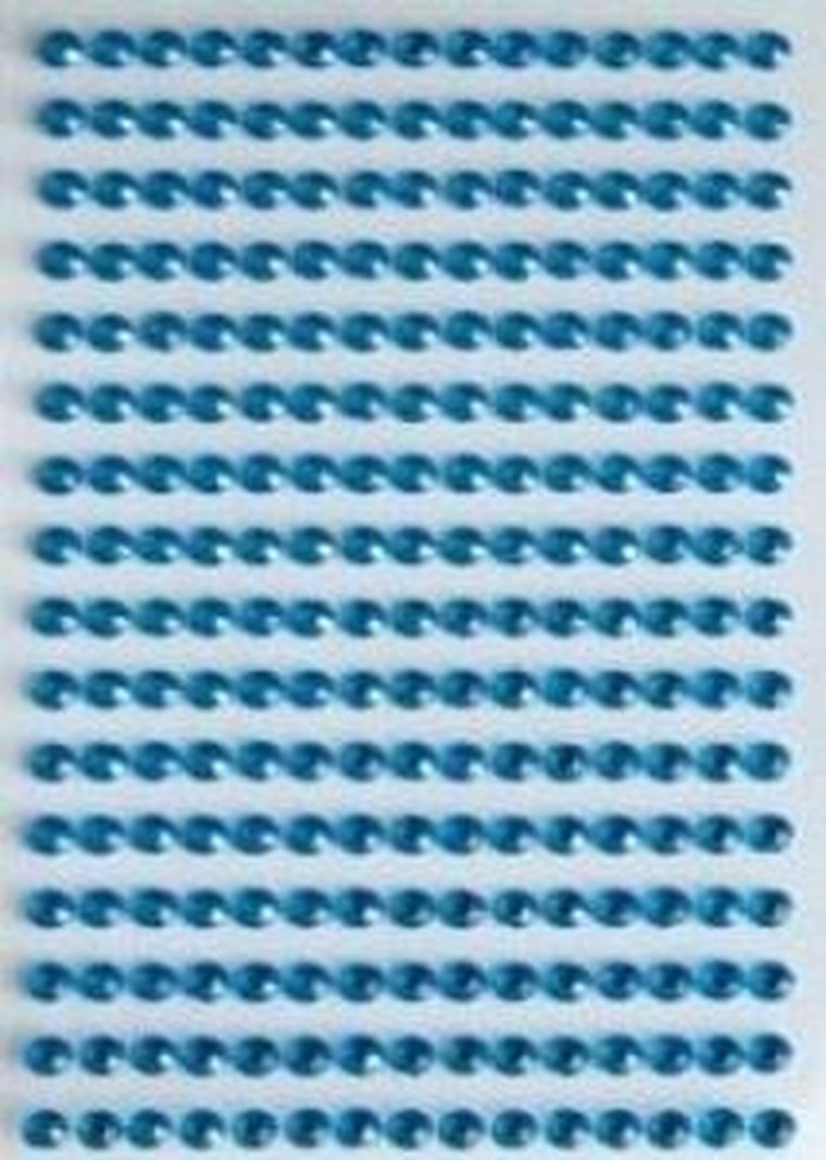 Brewis, dżety samoprzylepne, niebieskie, 6 mm, 140 szt.