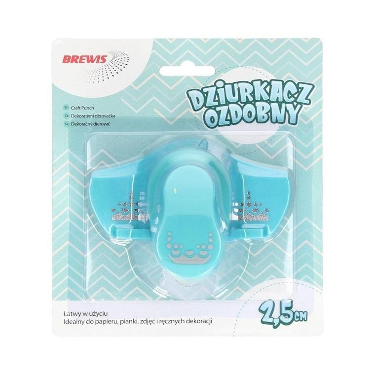Brewis, dziurkacz ozdobny, brzegowy, falbanka, 2,5 cm