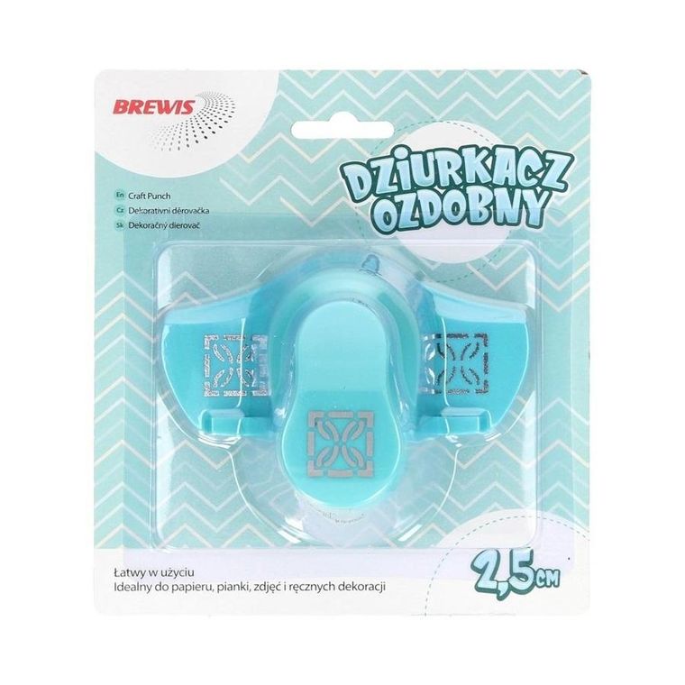 Brewis, dziurkacz ozdobny, brzegowy, rozeta, 2,5 cm