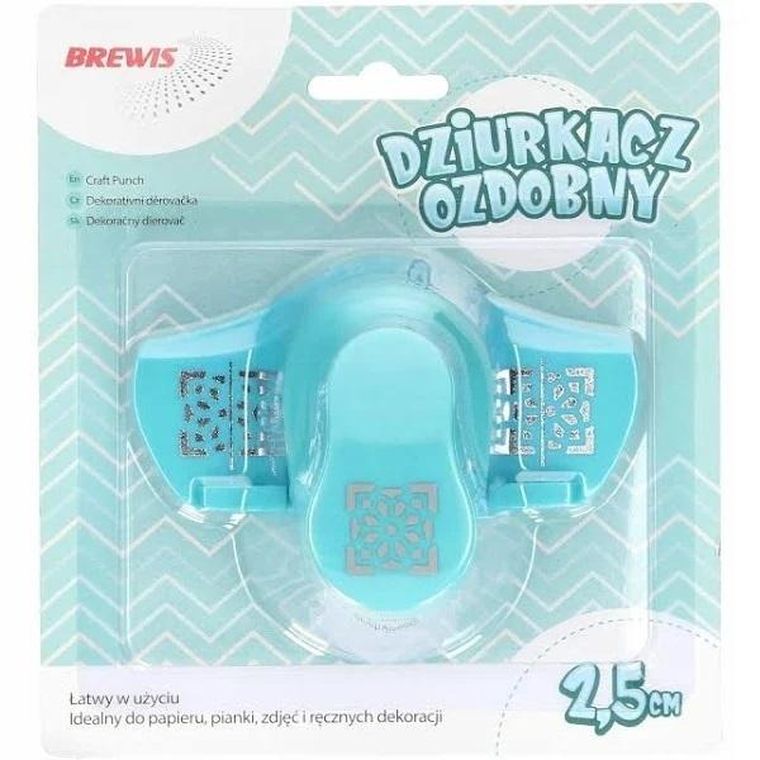 Brewis, dziurkacz ozdobny, brzegowy, rozeta, 2,5 cm