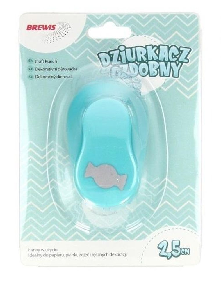 Brewis, dziurkacz ozdobny, cukierka, 2,5 cm