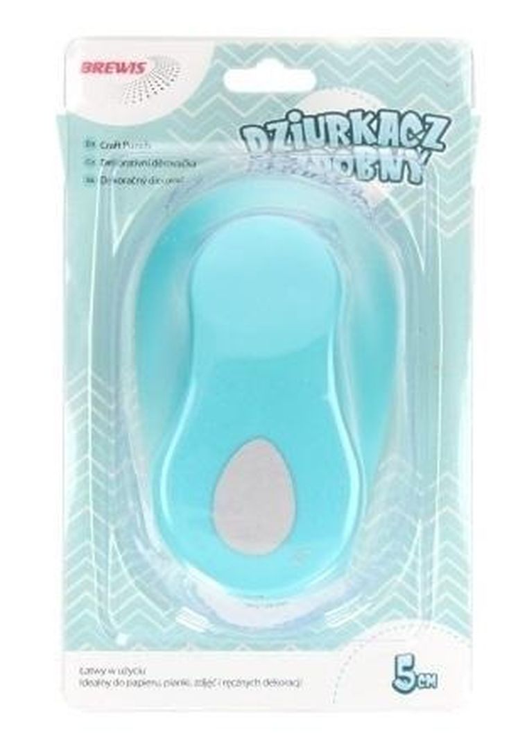 Brewis, dziurkacz ozdobny, jajko, 5 cm