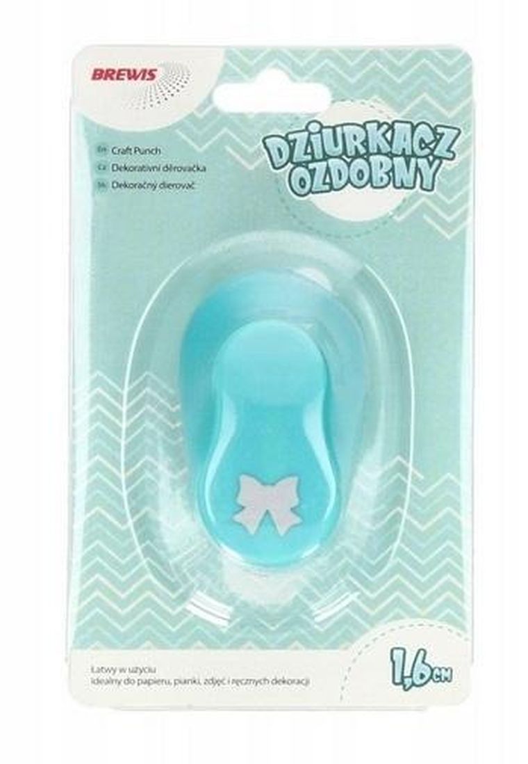 Brewis, dziurkacz ozdobny, kokarda, 1,6 cm